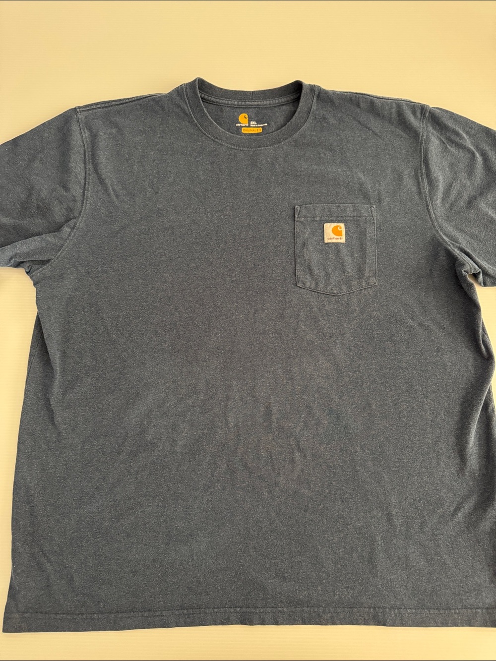 Carhartt Men’s Heather Navy Pocket Short-Sleeve Tee